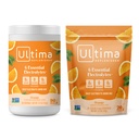 Ultima Replenisher Electrolyte Powder Drink Mix Bundle – Sugar Free – Orange, 90 Serving Canister in 20 Stickpacks – 6 Elektroliti in minerali – Keto prijazno, Vegan, Non-GMO