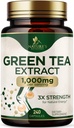 Izvleček zelenega čaja 1000 mg - standardiziranih 45% EGCG & 98% polifenolov - 3X jakosti tablete zelenega čaja za naravno energijo - podpira zdravje srca, zeliščni dodatek, vegan, ne-GMO - 240 kapsul