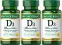 Vitamin Bounty narave D3 125 μg-5000 i.e. Mehkužci, največja jakost 150 ea (pakiranje po 3)