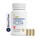Xtendlife VasQFlow Booster dušikovega oksida - za cirkulacijo, pretok krvi, srce in mišice podporo- z izvlečkom rdeče spinače in stara česen - 1 mesec dobave (90 štetje)