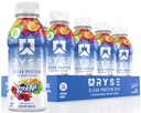 RYSE Clear Protein Drink - Kool-Aid Tropical Punch - 100 kalorij, 22g sirotkinega izolata Protein Shake, Sugar-free, 0g Maščoba in laktoza-free - Osvežitev Pijača - 16,9 fl oz steklenice (12-Pack)