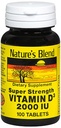 Vitamin D3 2000 i.e. super moč - 100 tablet, pakiranje po 3