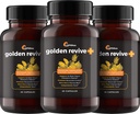 UpWellness Golden Revive + Skupna podpora dodatek Featuring kurkuma s črnim poprom, Quercetin, in magnezijevega kurkuma Boswellia dodatek - 6 aktivnih sestavin - 60 kapsul, 3 pakiranje