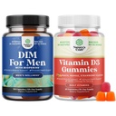 Sveženj naprednega Diindolylmetan DIM dodatek za moške in vitamin D3 Gummies za dnevno wellness za kostne mišice in imunske podpore
