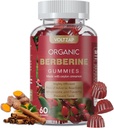 Berberine dopolnilo Gumies 1200mg: Berberine s Ceylon Cinamon - Berberine Gumies s kurkuma mleko Thistle Artichoke - Vegan malina aroma (60 Count)