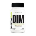 NutraBio DIM dodatek, podpira estrogensko ravnovesje, 100mg - 60 Zelenjavne kapsule