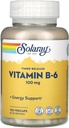 Solaray B 6 Dvofazni čas izpusta, 100mg, 60 Število