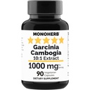 MONOHERB Garcinia Cambogia 1000 mg - 90 Veg kapsul - Ekstrakt velike jakosti 10:1