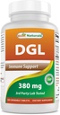 Najboljše naravne DGL žvečljive 380 mg 180 tablet