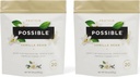 Beljakovinski prašek Vanilla Bean - 20g Vegana, na rastlinah osnovana beljakovinska mešanica - ne-GMO, ne-mlečni, gluten-free - 3,5g BCAA - 9 esencialnih aminokislin - 30-dnevna zaloga - 2 vrečki, 30 servivov