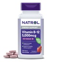 Natrol Vitamin B12 5.000 mcg, hitro raztopi vitamin B12 dodatek podpira zdravo živčevje in energetsko presnovo, 200 tablet, do 200 dnevno oskrbo