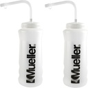 Mueller Quart steklenica w/Straw, naravne barve w/ črne črke (2-Pack)
