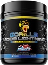 Gorilla Mode Lightning Pre-World - Extreme Energy · Laser Focus · Močne črpalke · Vrhunska zmogljivost - 550mg kofeina, 13500mg L-tirozina, alfa-GPC-792g (bombaž)