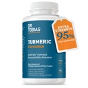 Dr. Tobias Kurkumin 1500mg z BioPerin – Dodatna moč dodatek s 95% Curcuminoidi za skupno podporo, splošno vitalnost in imuno zdravje, 120 Veganske kapsule, Non-GMO
