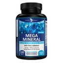 Potentni vrt Mega Mineral Supplement Complete Mineral Complex s kalcijevim magnezijevim cinkom Kalij Boron Selenium Chromium & 72 Trace Minerals Iron Free Calcium Supplement -100 Tablete