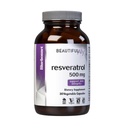 Bluebonnet Nutrition Beautiful Ally Resveratrol 500mg, Zaščitite kožo integriteto*, Non-GMO, Vegan, Gluten-free, Soy-free, Dairy-free, 30 Zelenjavne kapsule, 30 Servinges