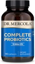 Dr. Mercola Complete Probiotics - 90 Servings- Daily Probiotic Supplement - 70 milijard CFU - Kislina in žolč Resistant - spodbuja prebavno zdravje in podpira imunski sistem