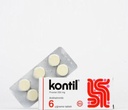 Kontil 6 Tablete 250 mg PYRANTEL PAMOATE Hitro in enostavno odpravlja okužbo z glistami 