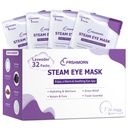 32 Paketi Parna maska za oči, Ogrevana maska za spanje, Toplo stiskanje za oči, Samo ogrevanje Odstranjevanje Parna maska Udobno spanje maska za dom, Office, Spa, Potovalne esence (Lavender)