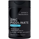 Športne raziskave Cink Pikolinat 50mg z organskim kokosovim oljem 