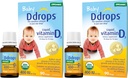 Ddrops 1072834 400 i.e. tekoči vitamin D3 kapljice za dojenčke, 0,08 Fl. Oz (paket 4)