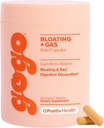 O Positiv GOGO Bloating & Plin Prebavne olajšave - Prebavne encime za napihnjenost Relief in zadrževanje vode - Relief za plin z Bromelain, Ginger Root, & Milk Thistle - 30 Servings (Pack of 1)