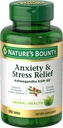 Narava je Bounty Stres Relief, Ashwagandha KSM-66, Podpira občasno Stres Relief, Prehranska dopolnila, 2 tablete na dan, Vegetarijanske tablete, Gluten Free, 90 Ct