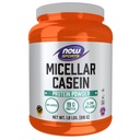 NOw Foods Sports Nutrition, Micellar Casein 19 g, počasna release, Unflavored Powder, 1,8-pound