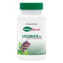 NaturesPlus Herbal Actives Licorice (DGL) 500 mg - 60 kapsul, pakiranje po 2 - podpira zdravo prebavo in splošno dobro počutje - vegetarijansko, brez glutena - 120 skupno serviranje