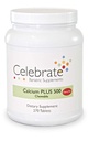 Proslavite vitamine kalcij Plus - 500mg kalcijev citrat, 333 i.e. vitamin D3 & 34mg magnezij za pobariatrično kirurgijo - Gluten-free & Sugar-free - Cherry, 270 žvečljive tablete