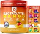 Keppi Keto Hidracija Elektroliti - Mango - Elektrolitni prašek brez sladkorja - Sips Like Sunshine - Keto Elektroliti Powder - Elektrolitski sladkor Brez elektrolitov