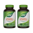 Naravna pot Dodatna moč(1) Vitamin C z bioflavonoidi, podpira imuno zdravje*, spodbuja proizvodnjo kolagena za zdravo kožo*, 1.000 mg na kapsulo, 250 veganskih kapsul (Packaging May Vary)