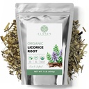 Elanen Naturals Organic Licorice koren 1 lb. (16 oz.), USDA Certified Organic Licorice korenski čaj, Licourice razsutem stanju, Liquorice, Raiz de Regaliz Licrice, Glycyrrhiza glabra, cut & Sifted