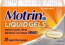 Motrin IB 200 mg Tekoči geli - 20 ct, pakiranje po 3