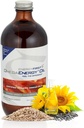 Energija Prvo omega energijsko olje - Omega 3 & 6 dodatek z laneno seme, sončnično, Sezam in bučno seme olje, Vegan Antioksidant & 12oz