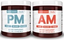 AMPM Nutrition: Aktivirano jutro (AM) + Mirna Polnoč (PM) Napolnite svoj dan s trajno energijo in uživajte v mirnih nočeh – celovit program za energijo, razpoloženje, podporo za spanje in zdravje brezbrižnosti