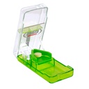 Ezy odmerek tablete Cutter in Splitter z varnostnim ščitom, dnevno uporabo, varno cut tablete, vitamini, tablete na pol, Natančno in enostavno rezanje, nerjaveče jeklo rezilo, potovanja Sized, Color May Vary, BPA brezplačno