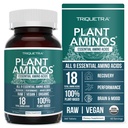 Rastline Aminos Organic Essential Amino Amino Amino Acid Supplement (EAA) & BCAA - 100% Rastlinske surovine, Vegan - Vse 9 Essential Amino Amino Amino Acids s skupno 18 aminokislinami (360 tablet)