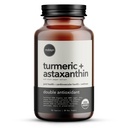 Organski astaksantin 12mg Plus Kurkuma 1500mg, izvleček črnega popra, visoka absorpcija, oko, srce, koža, skupni, Vegan, Gluten-free, ne-GMO, dvojni antioksidant, kurkumin dodatek, 30-dnevi