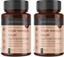 peeclinica Fermented CoQ10 300mg x 180 Tablete (2 steklenici po 90 tablet) - 6 Mesecev. Ne gensko spremenjeni, stopnja USP. z dodanim vitaminom C in izvleček črnega popra za absorpcijo.