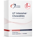 Designs for Health D-mannose with Cranberry Chewables - UT intenzivnih žveči za ženske + moške, Sein Tract podpora dodatek z brusnic Extract - Natural Orange Flavor - Vegan (30 tablet)