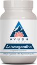 Ayush Herbs Ashwagandha Kapsule - Ashwagandha za moške in ženske, Ashwagandha dodatki, Pure Ashwagandha Koren prašek za stres, 500mg na tablete - 120 vegetarijanske kapele (1 grof)