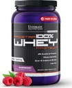 Ultimate Nutrition Prostar Whey Protein Powder Isolate, Raspberry - Low Carb, High Protein Powder Shake for Muscle Gain & Recovery - Nizko natrij, nizko natrij & Keto Prijazno - 2 lbs Tub