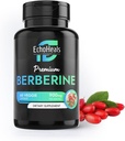 Berberine dodatek - naravna rastlina-podlaga s Ceylon cimet, Kurkuma, Piperine, Vitamini B6, C, D - Vegan-prijateljski - 60 Zelenjavne kape, 900mg.
