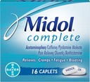 Midol Complete Caplets - 16 Caplets, pakiranje po 3