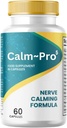 Calmpro5 Živčne kapsule, 2025 Nadgrajen 60 Count Calmpro 5 Naravni dodatki, zmanjšanje utrujenosti, Brez umetnih konzervansov, Brez mleka