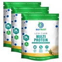 BioTrust Low Carb Protein Powder – Naravna in okusna mešanica sirotke in kazeina iz krav brez travniškega hormona – brez GSO, brez glutena, brez hormona (Vanilla, 3-Pack)