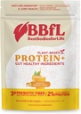 BBfL Plant-Based Protein Shake – 21g Vegan Protein, Kurkumin + Curcumin 95 + Ceylon Cinamon, Prebiotiki, Pregestivni encimi, Podpira vnetni odziv – All-in-One Shake (15 Serving, Turmeric Cream)