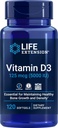 Life Extension Vitamin D3 5000 i.e., 120 Softgels, 125mcg