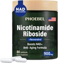 Nov dodatek nikotinamid ribozid Resveratrol-900mg, dodatek za moške in ženske(80 kapsul)